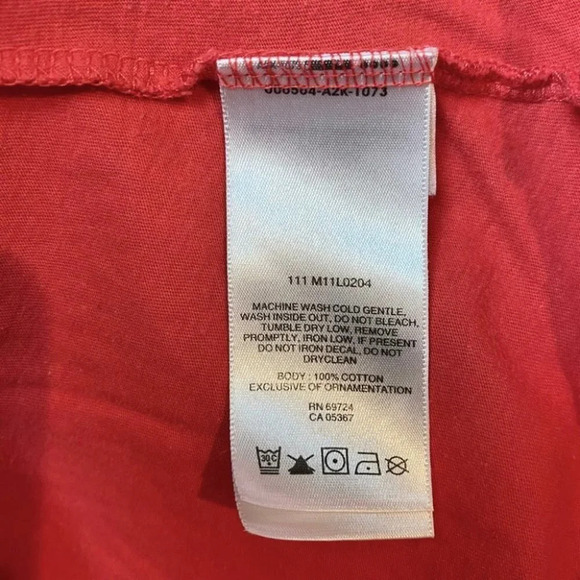 Columbia Pink Short Sleeve Tee Shirt Birds on Wire  Graphic - Picture 7 of 8